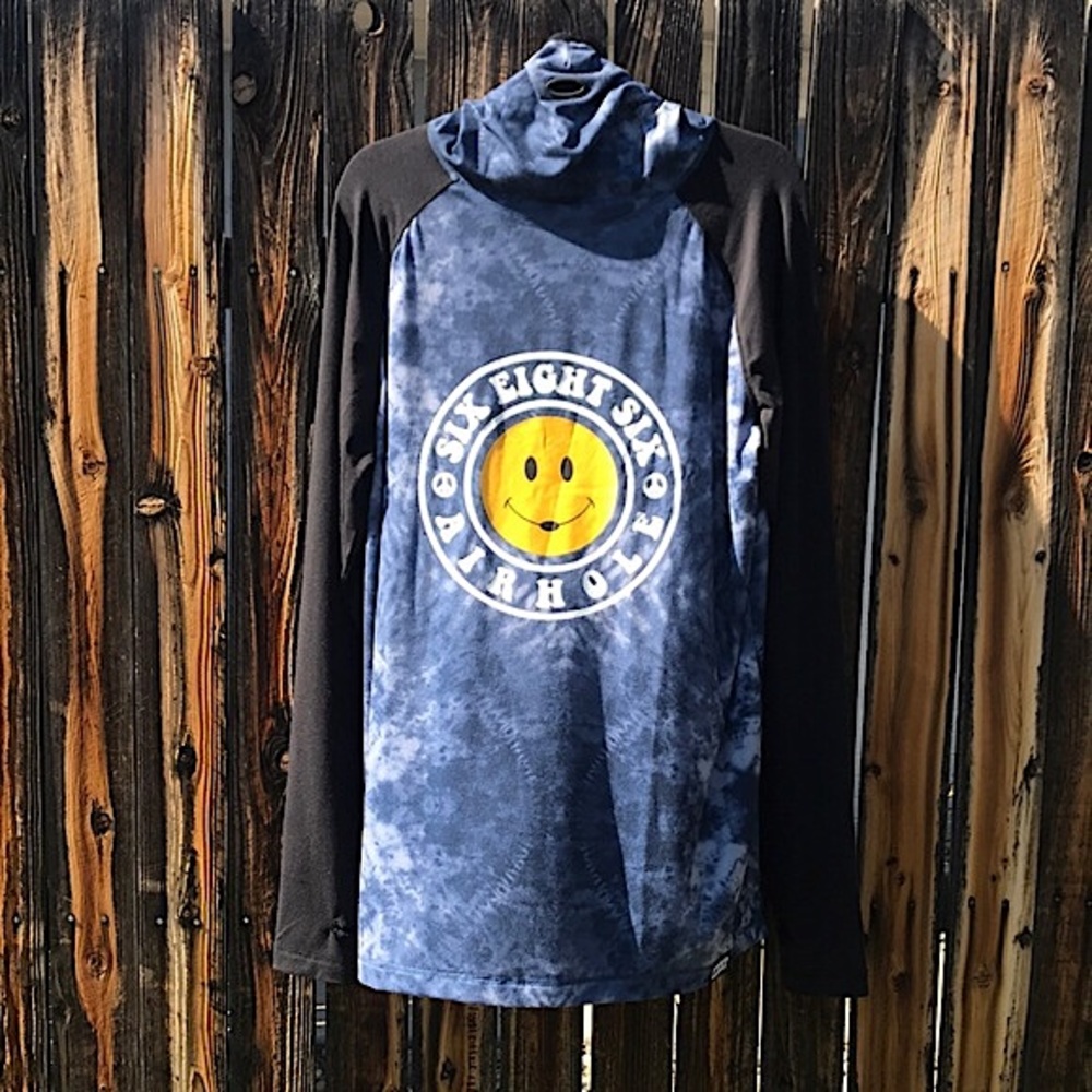 686 Airhole Smiley Face Peace Tie Dye Baselayer